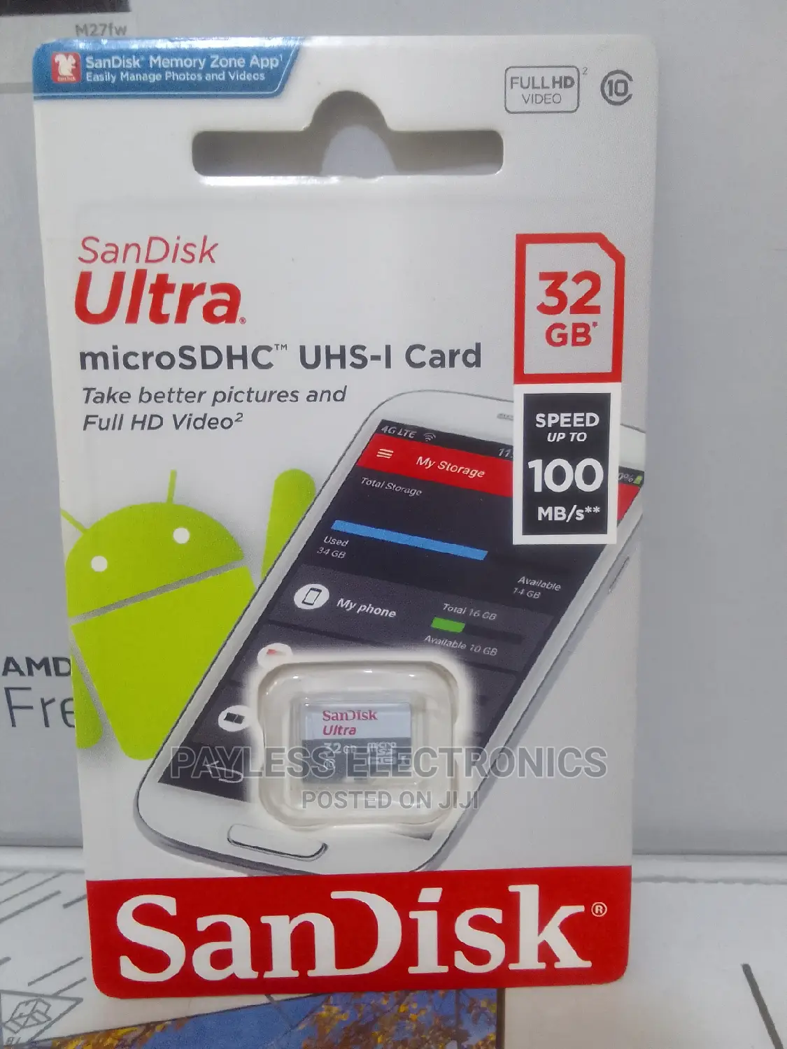 Sandisk Ultra Micro Memory Card 32gb