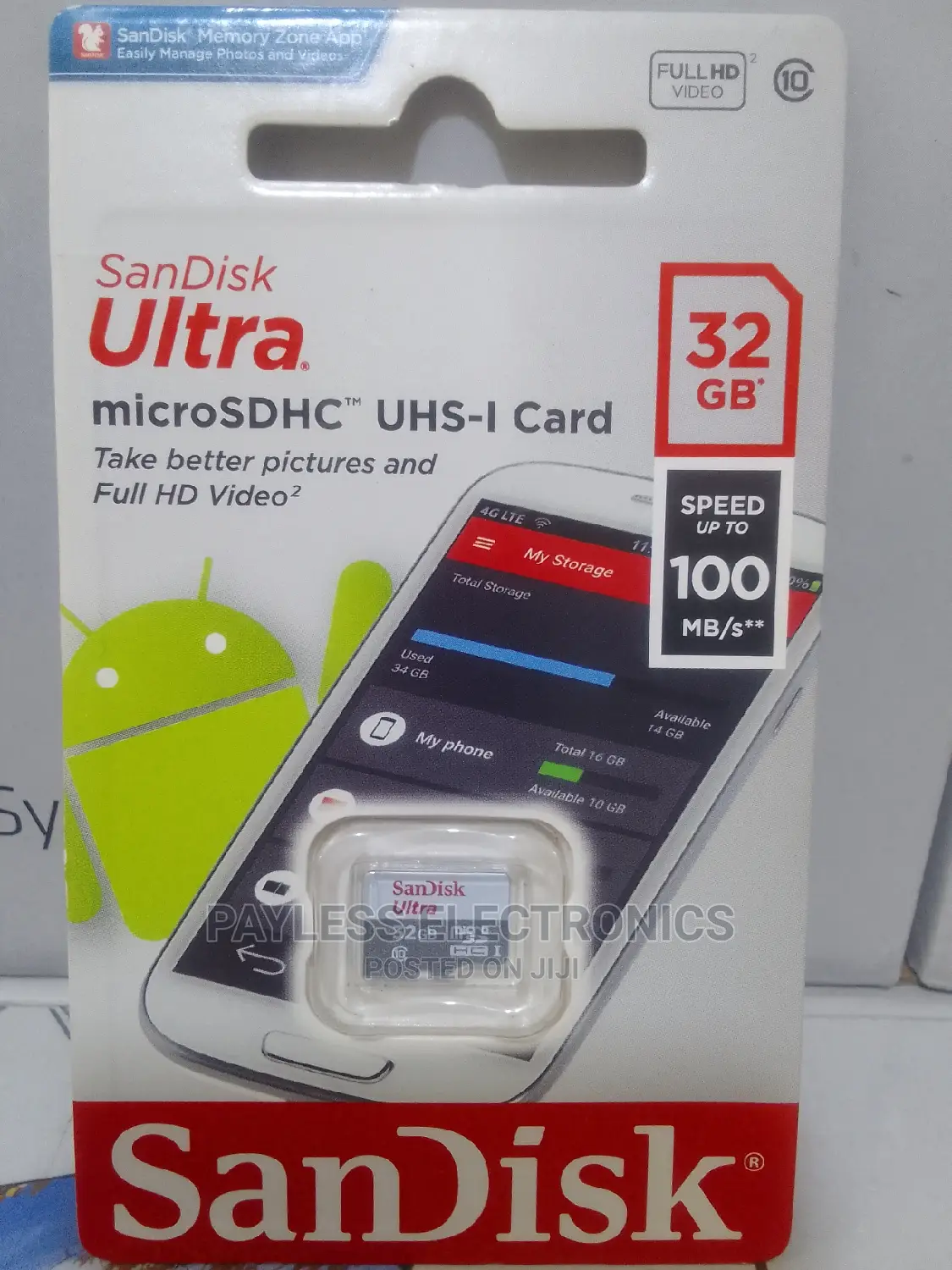 Sandisk Ultra Micro Memory Card 32gb