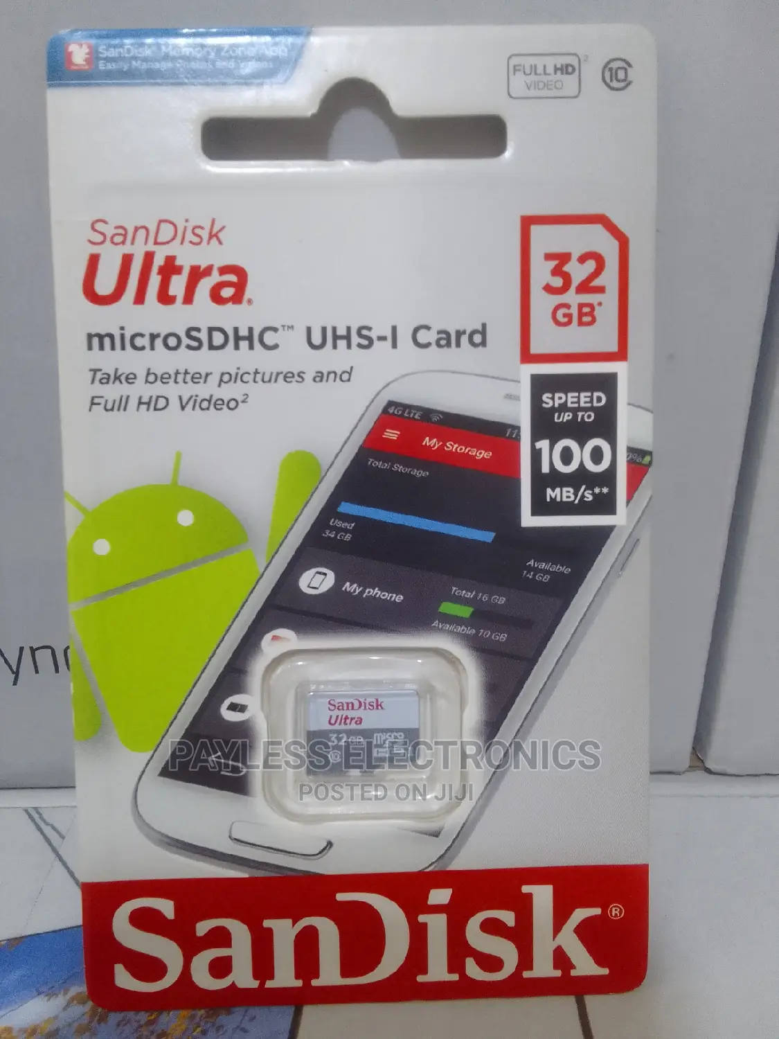 Sandisk Ultra Micro Memory Card 32gb