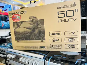 Edgeless Design FHD Satellite Digital Nasco 50” Tv 