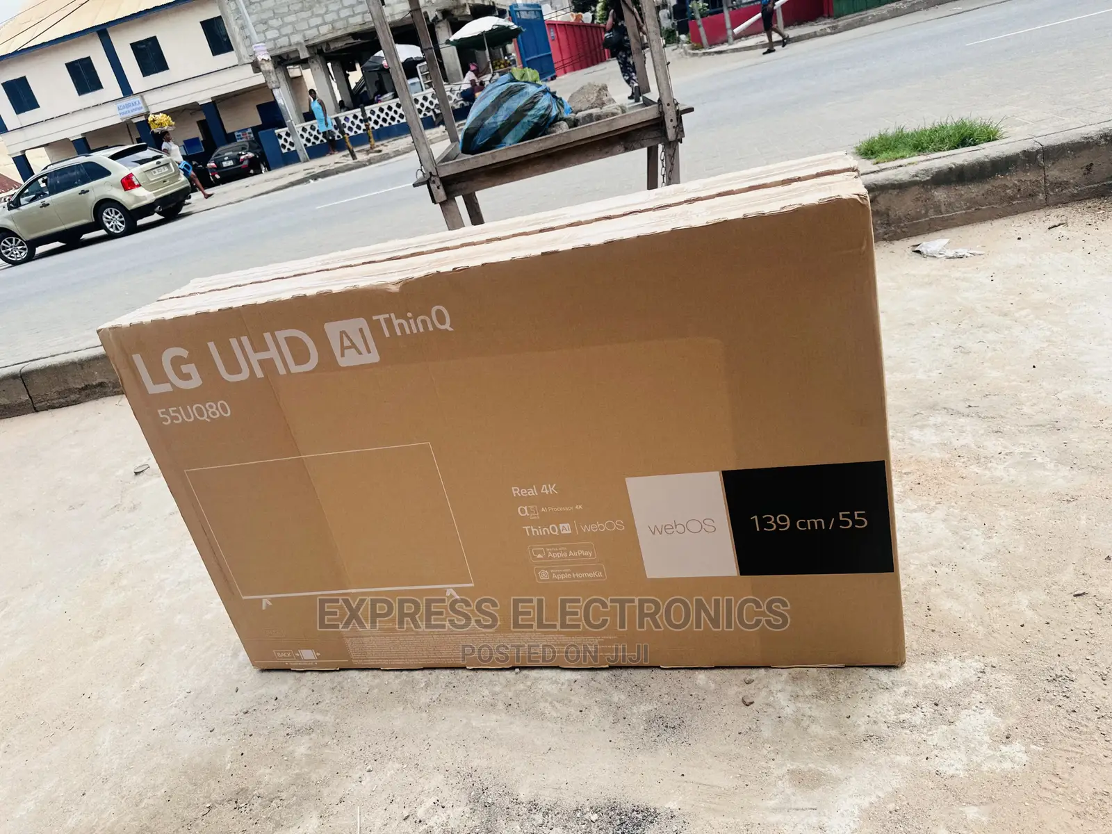 Mesmeric New UHD Smart LG Uq80 55” Tv