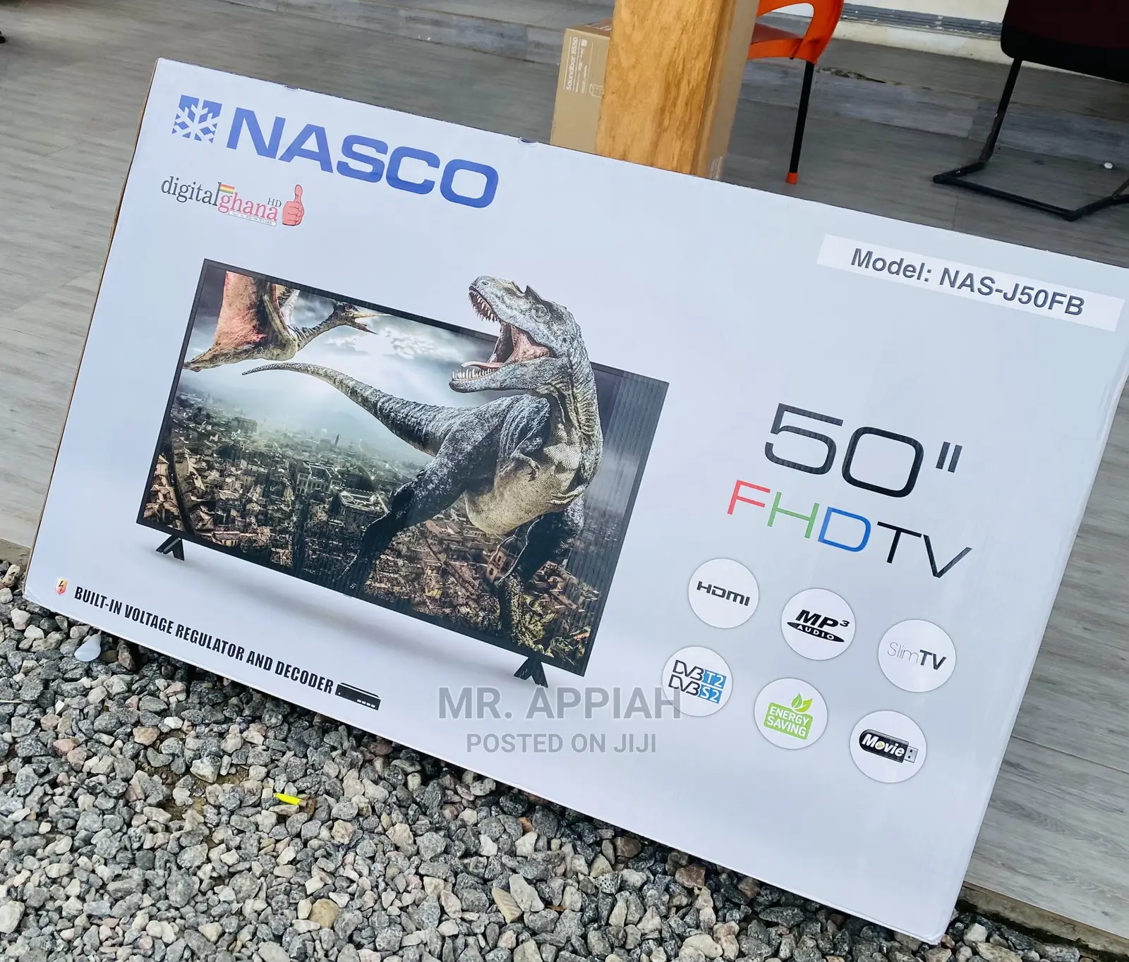 New Nasco 50 Inch Uhd Smart LED Tv(Black) 