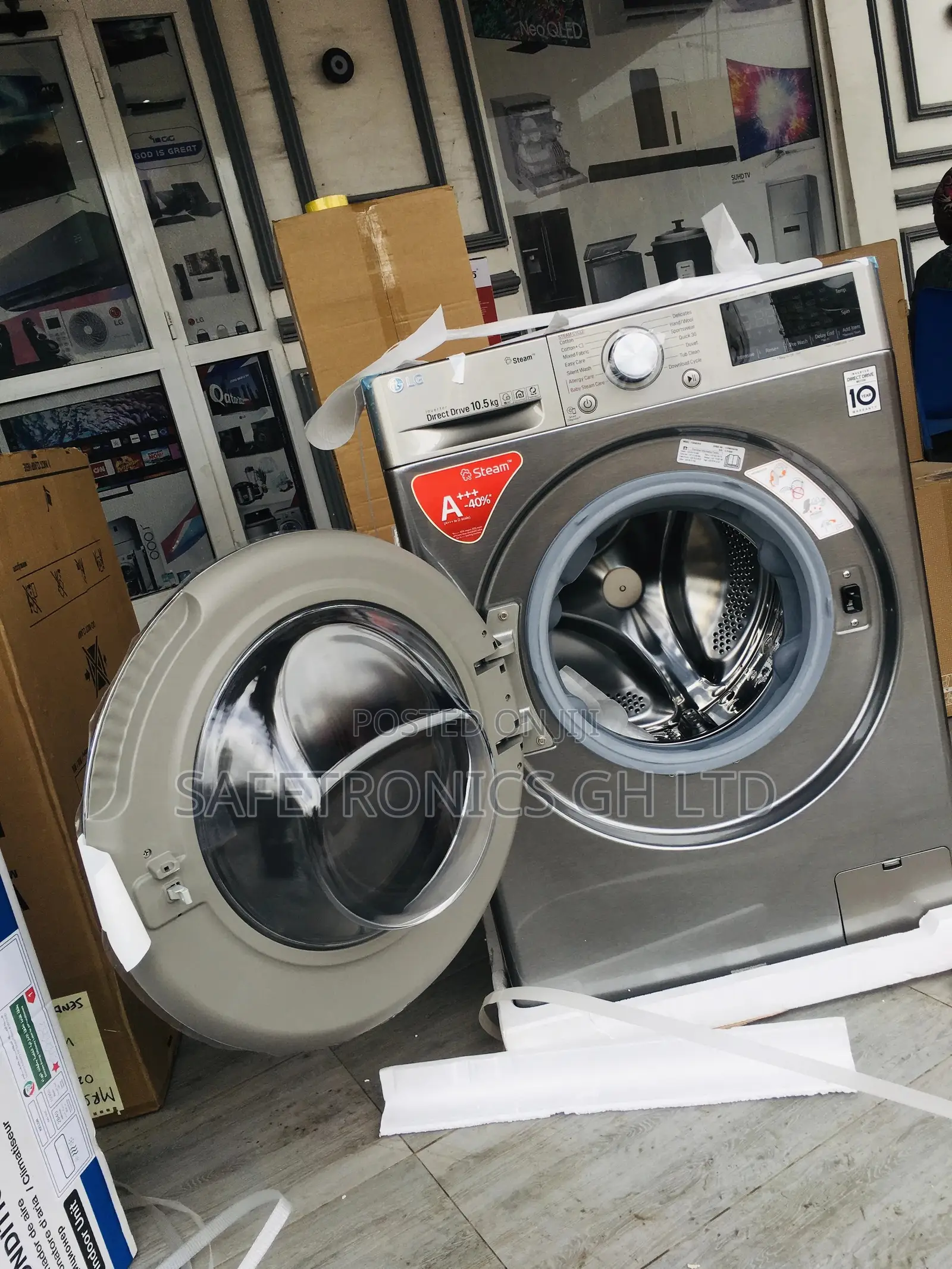 Long Lasting Lg Washingmachine Fullyautomatic Frontload 10.5