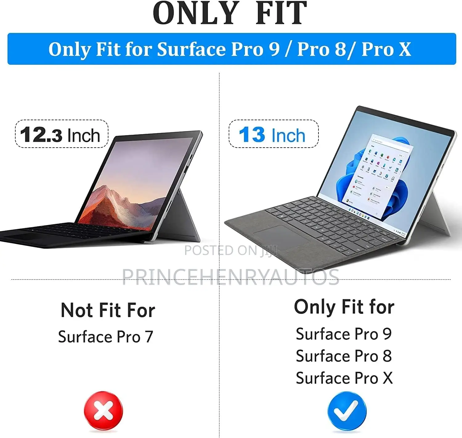 COO Keyboard Case for Microsoft Surface Pro 8