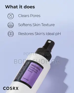COSRX Facial Toners (AHA/BHA Toner) - Pores and Uneven Skin