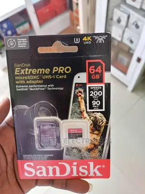 Sandisk Extreme Pro Memory Card 64gb