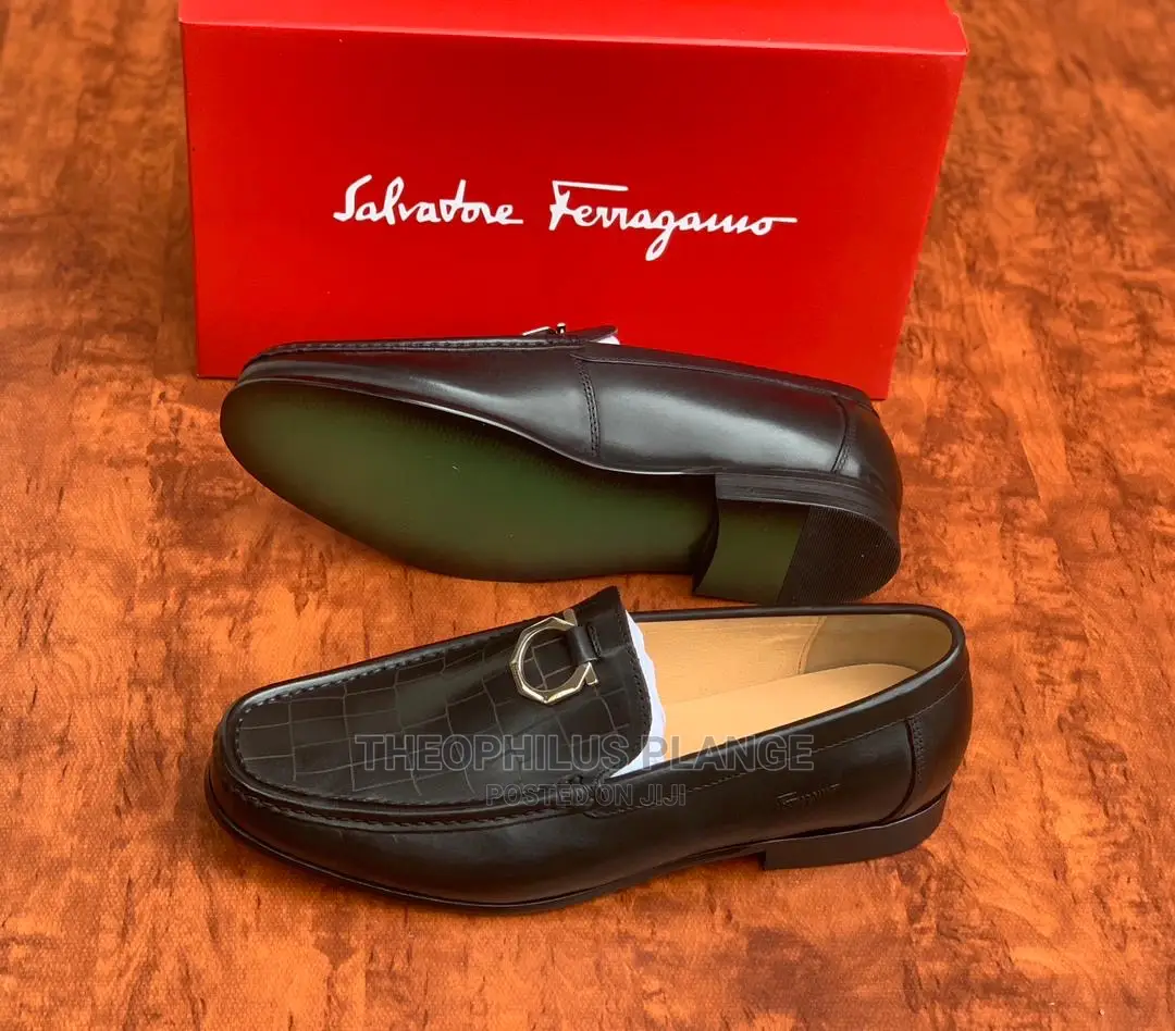 Ferragamo Brown Loafer Shoes