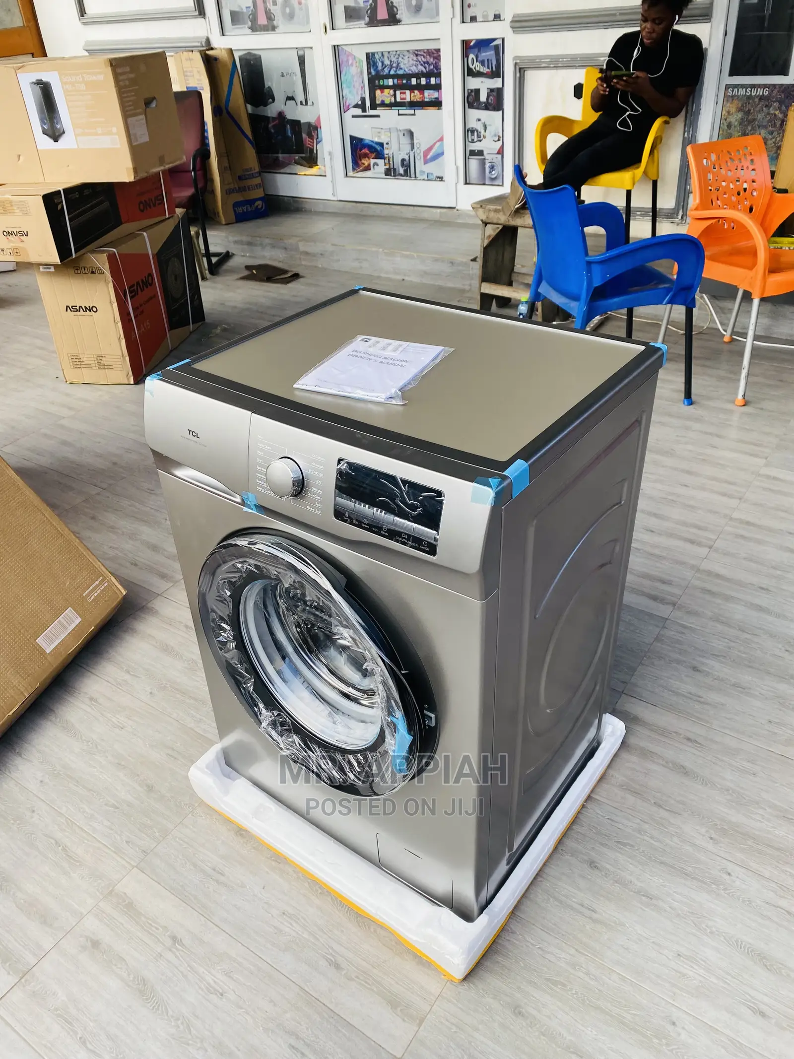 Durable and Affordable TCL P609fl 9kg Washingmachine.
