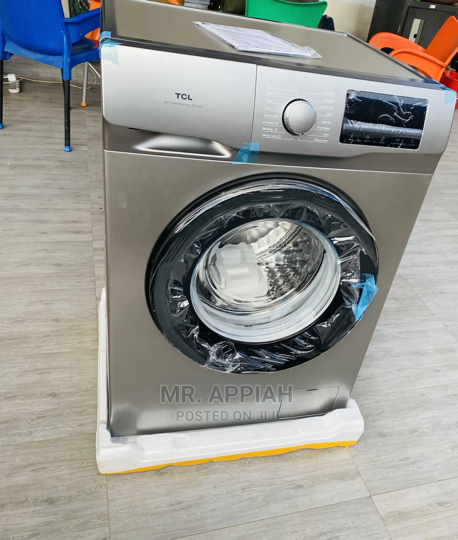 High Quality TCL Front Load Washing Machine(9kg) P609fl.