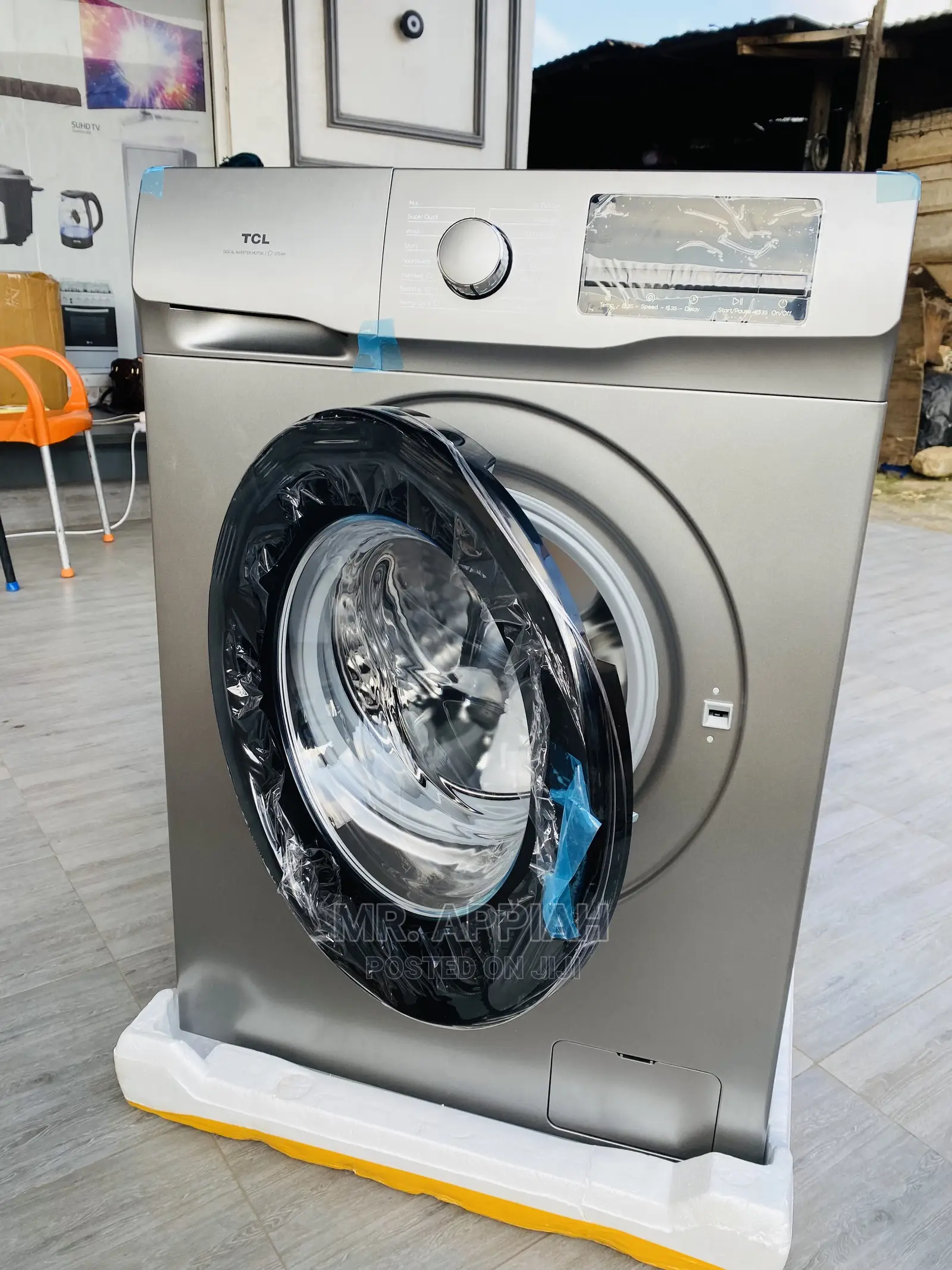Energy and Cost Saving TCL 9kg Washingmachine P609fl(Gray)