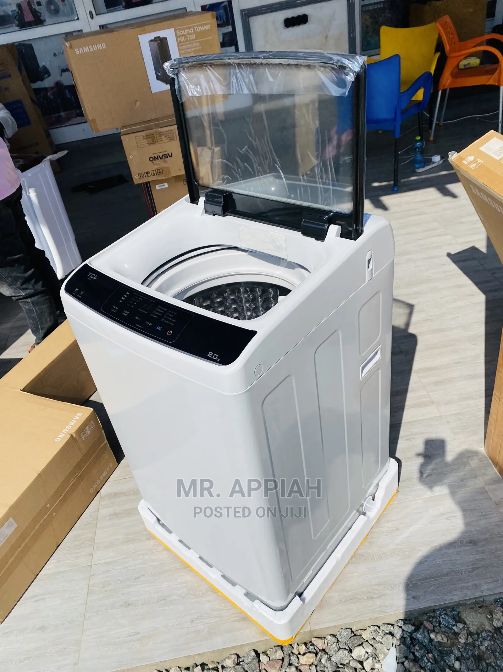 Energy and Cost Saving TCL 8kg Washingmachine 85kggf708tl.