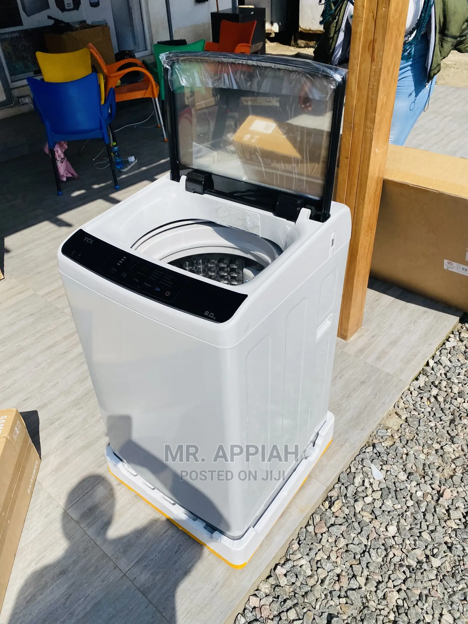 Long Lasting 85kggf708tl TCL 8kg Washing Machine(Top Load)