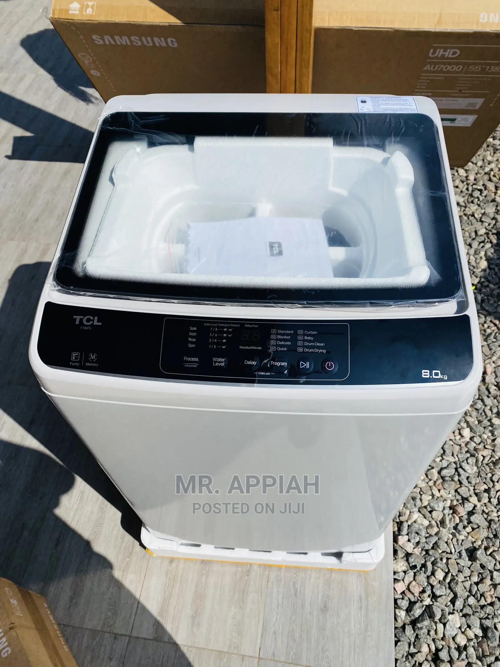 Purchase Original TCL Top Load Washingmachine 85kggf708tl.