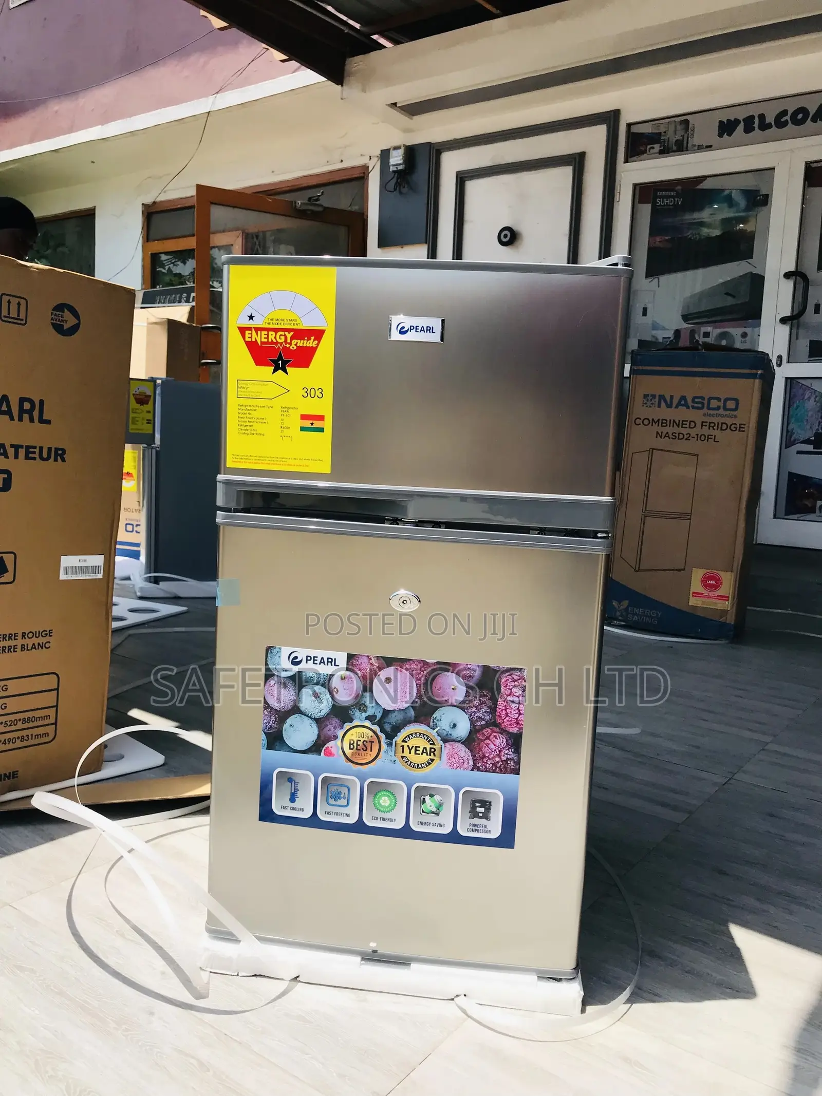 Valuable Nice Doubledoor Topfreezer Pearl Pf-10t Fridge