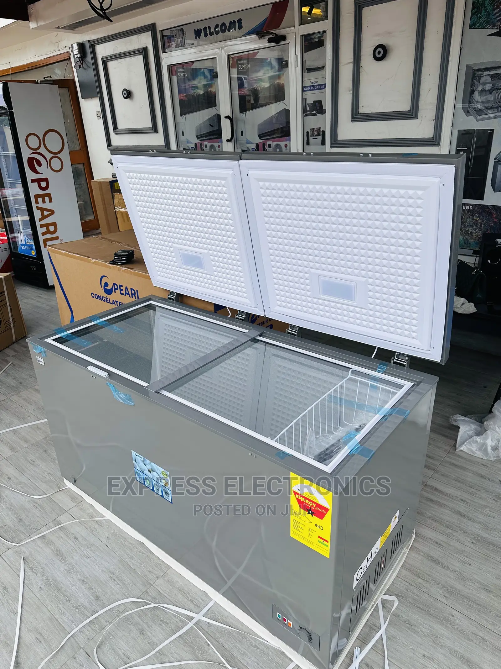 PCF-550 Chest Freezer Pearl 400l Double Door
