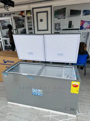 Easy to Clean Pearl PCF-550 Chest Freezer Double Door