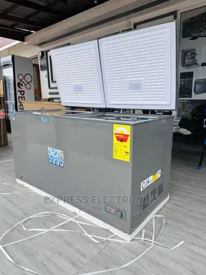 Brand New Grey PCF-550 400l Pearl Chest Freezer Double Door