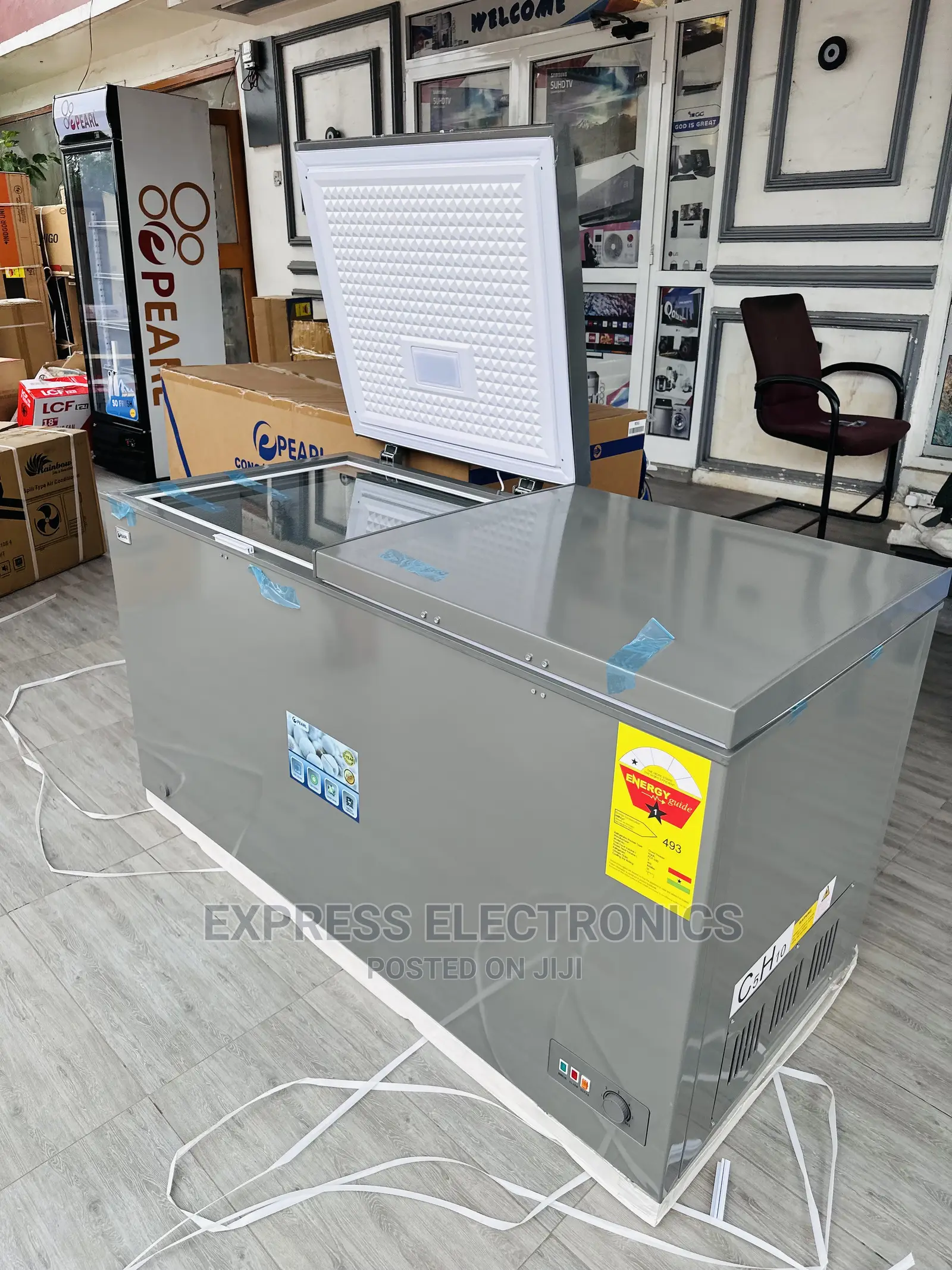 High Chilling Pearl Chest Freezer 400l Double Door PCF-550