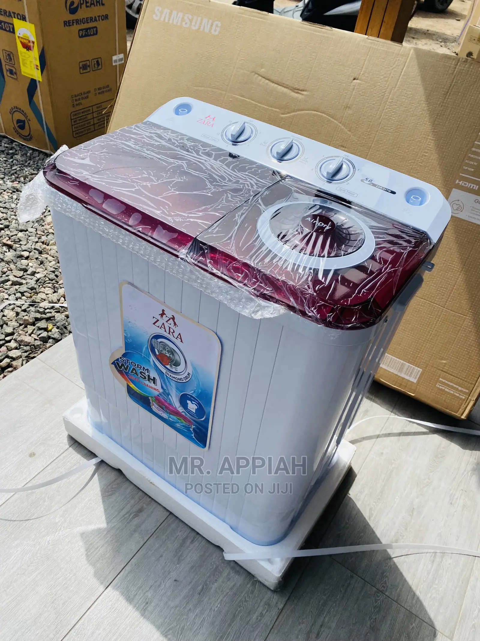 Elegant Zara Washing Machine With Spin Dry(5kg)