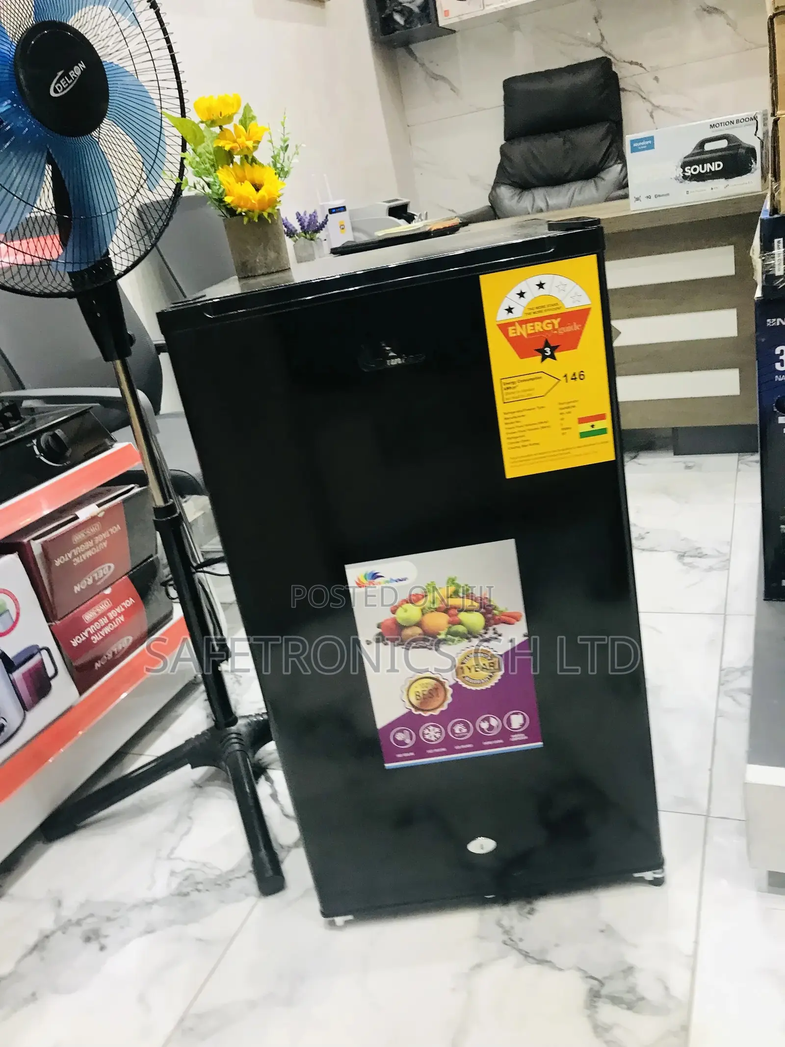 Deep Freezing  Topfreezer 80L Singledoor Tabletop Rainbow