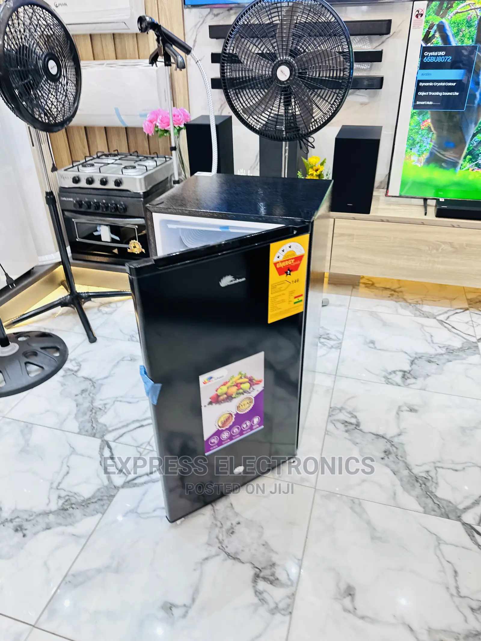 3stars Table Top Fridge Single Door Rainbow 