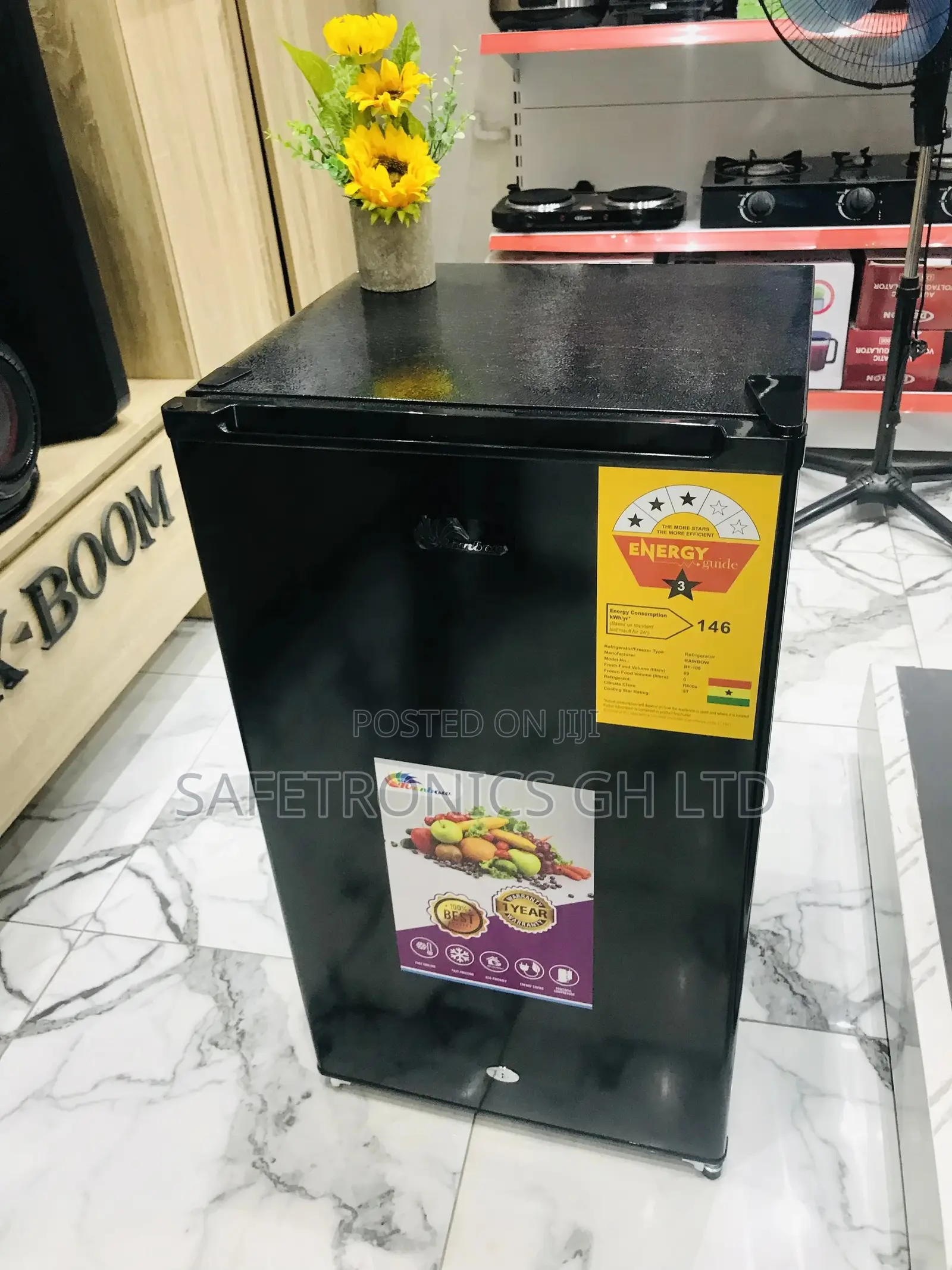 Excellent Tabletop Singledoor Topfreezer 80L Rainbow Fridge