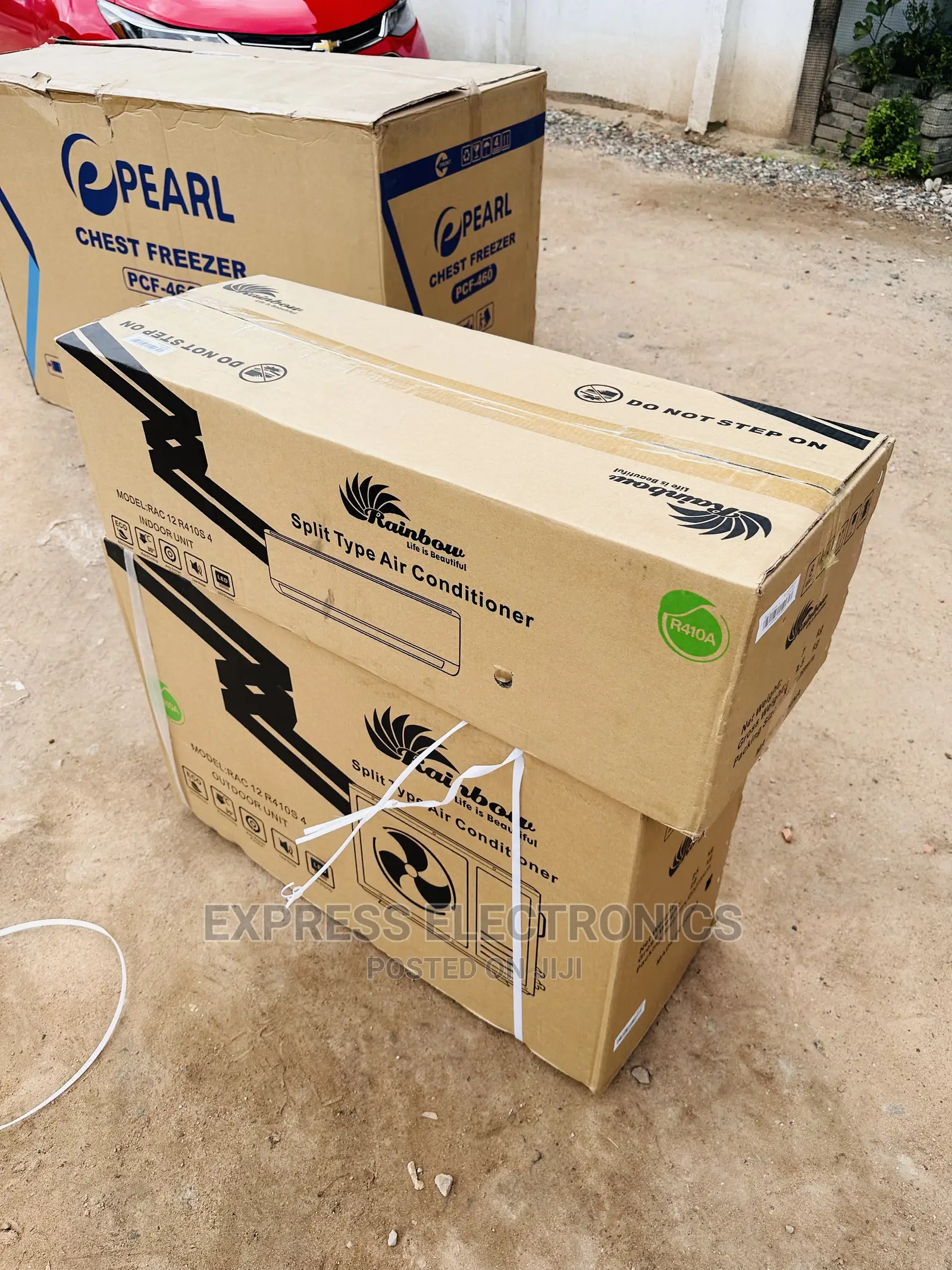 1 Year Warranty on Rainbow 1.5hp Split R410 Gas Ac White