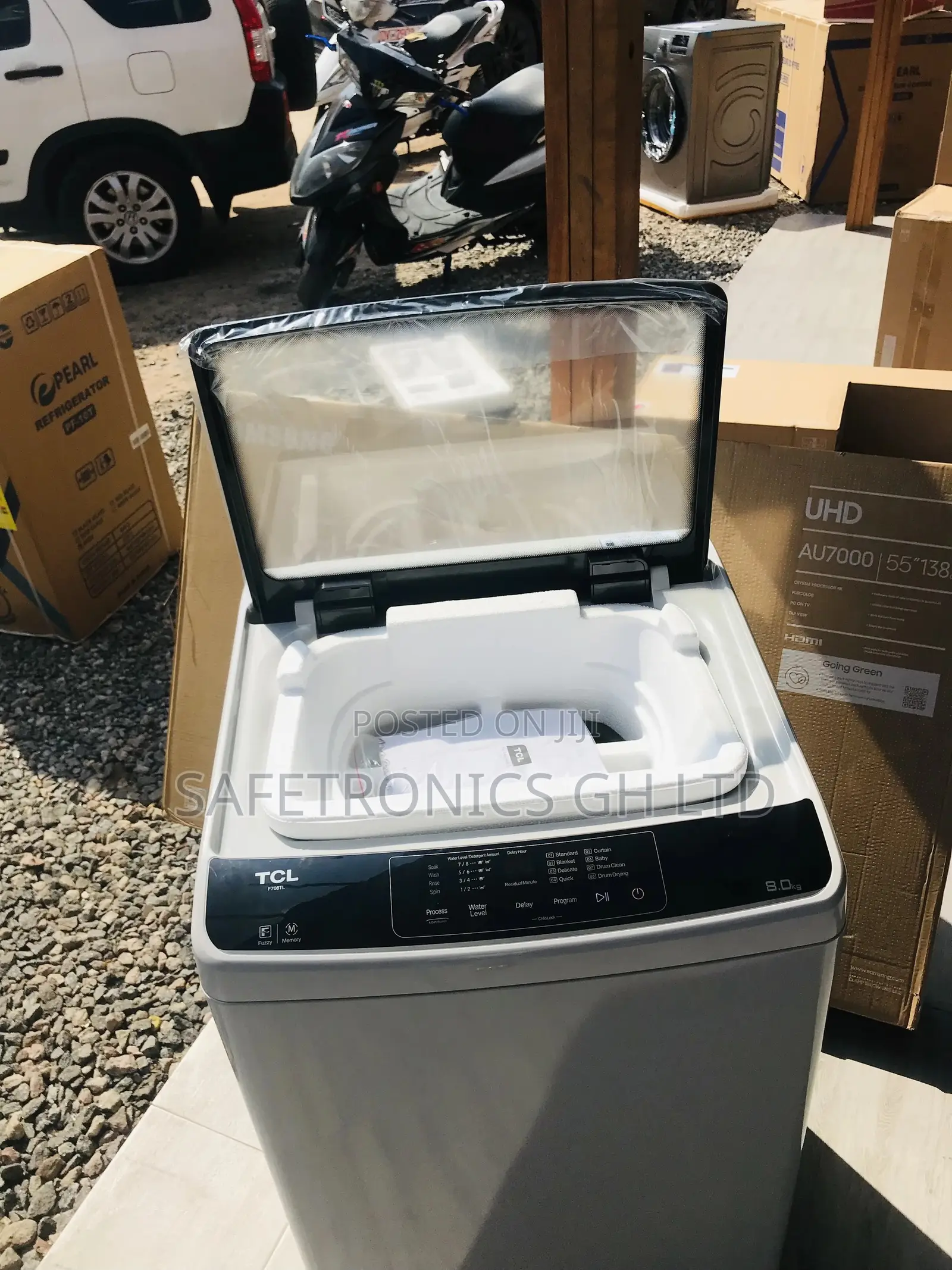 Best Washingmachine Topload 8kg TCL 85kggf708tl Semiautomati