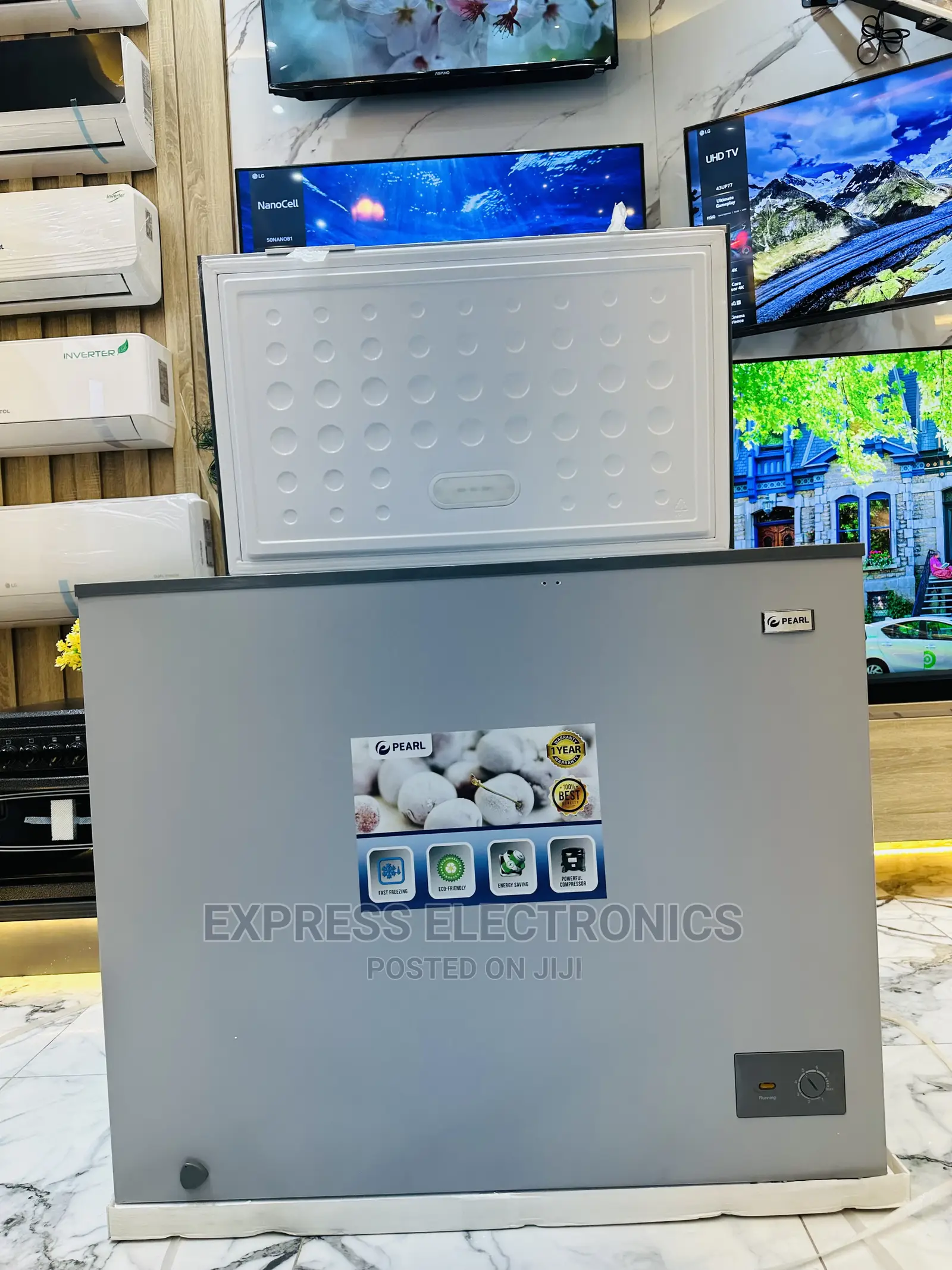 Lovely  Best Pearl Chest Freezer Single Door 251L