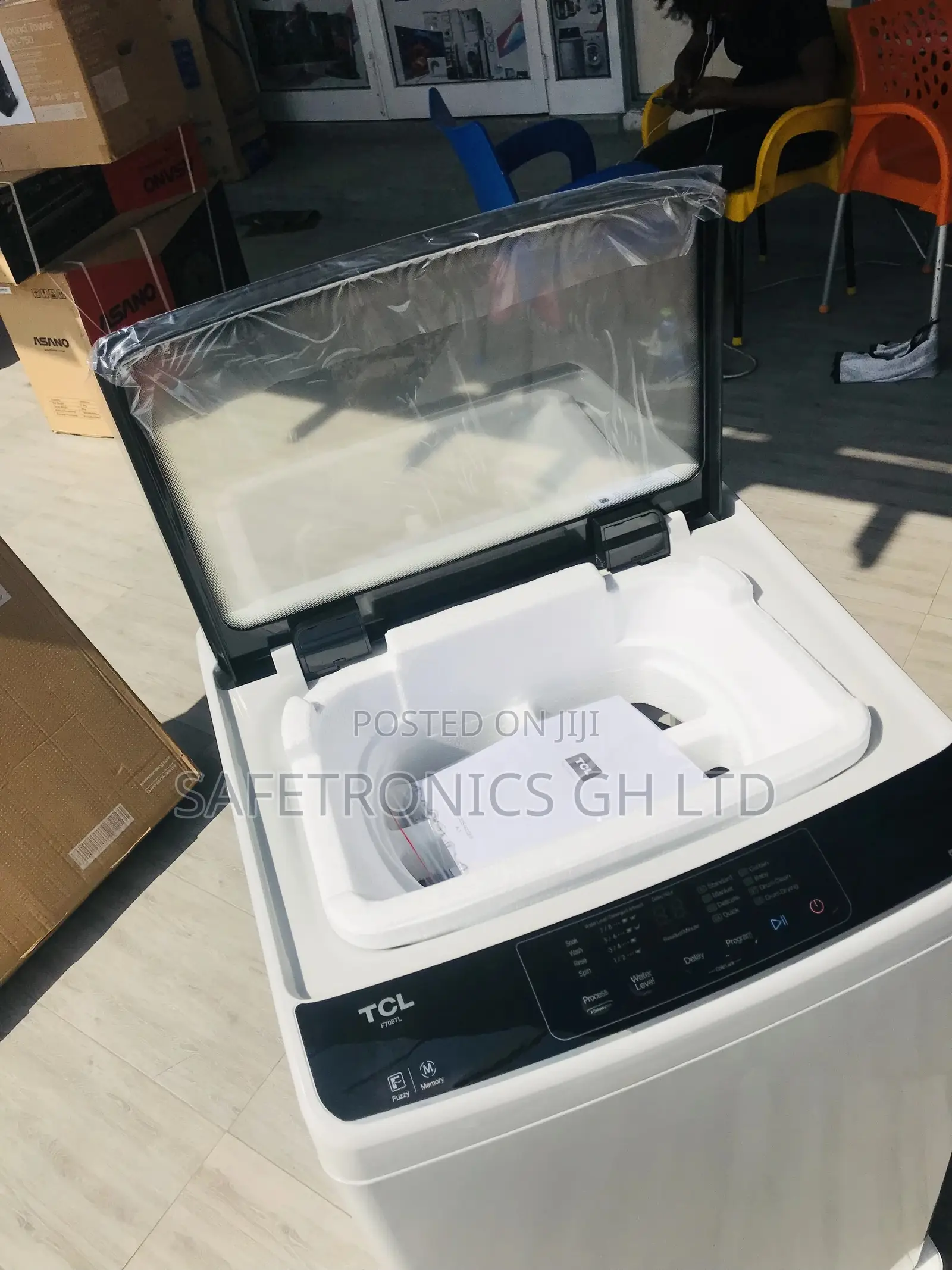Topload Washingmachine Semiautomatic 8kg TCL 85kggf708tl
