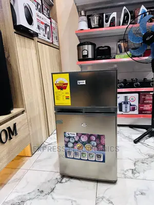 Lovely Sleek Table Top Fridge Double Door Pearl 10T