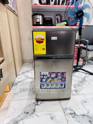 Affordable and Easy to Use Pearl Tabletop Double Door Fridge
