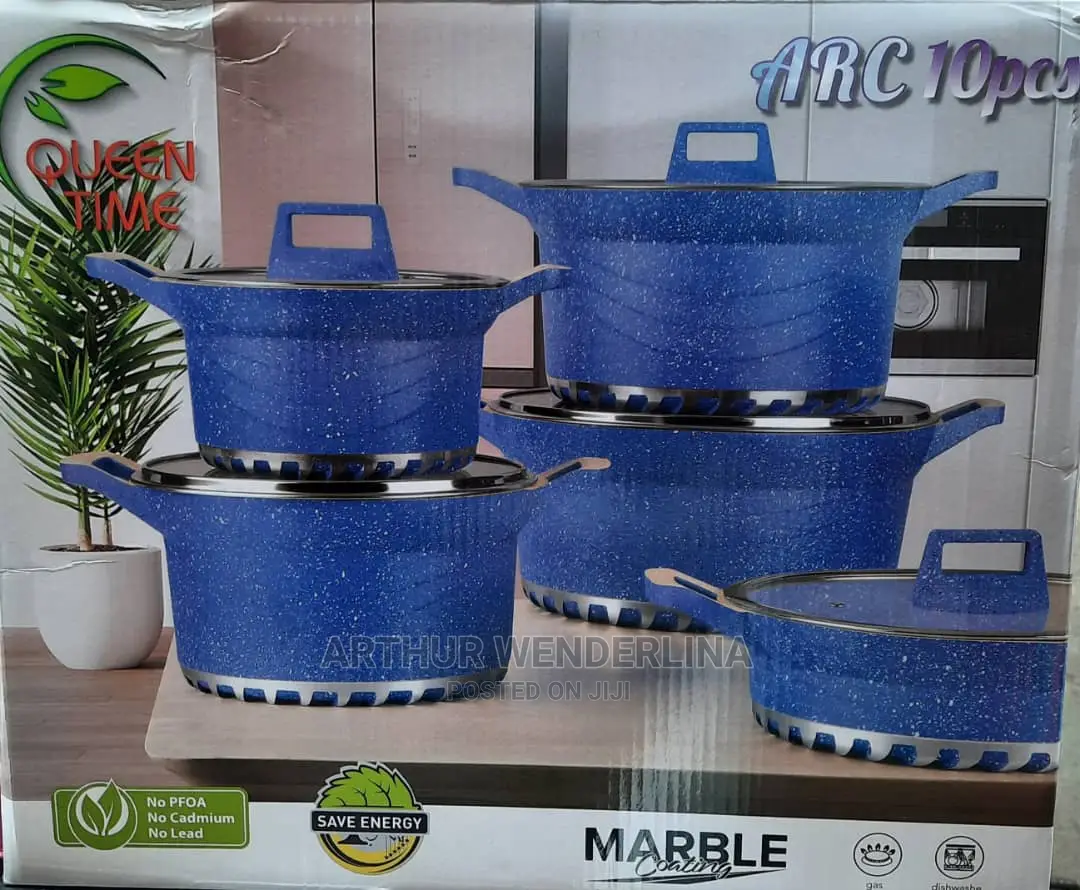 5 Set Non Stick Cooking Untensils(Granite Cookware Pot Set)