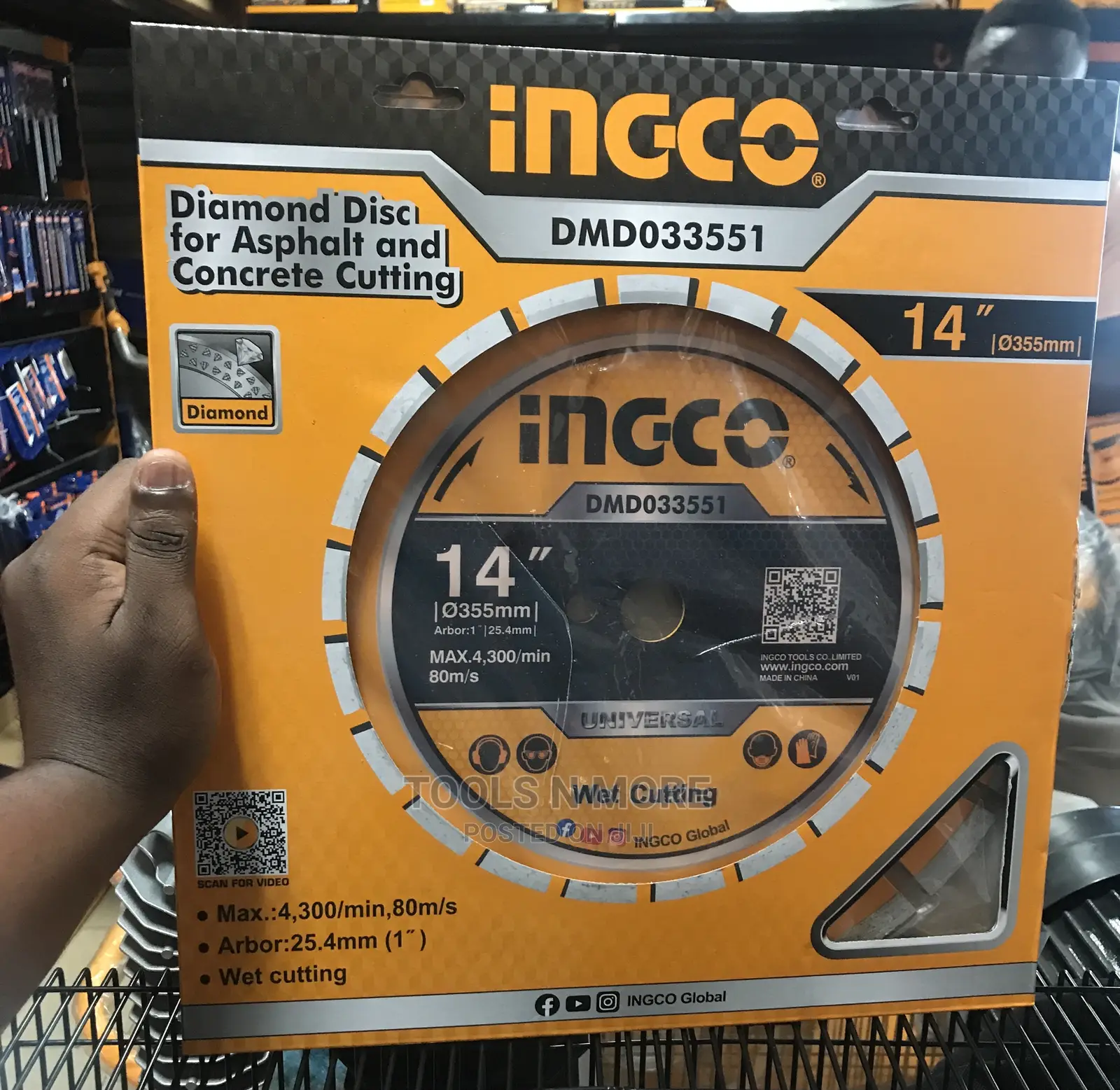 INGCO Concrete Diamond Disc (14”)