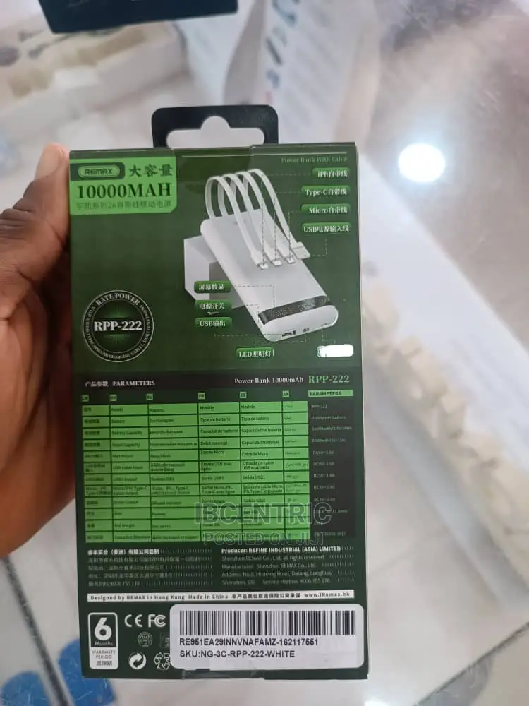 Remax 10000mah Power Bank