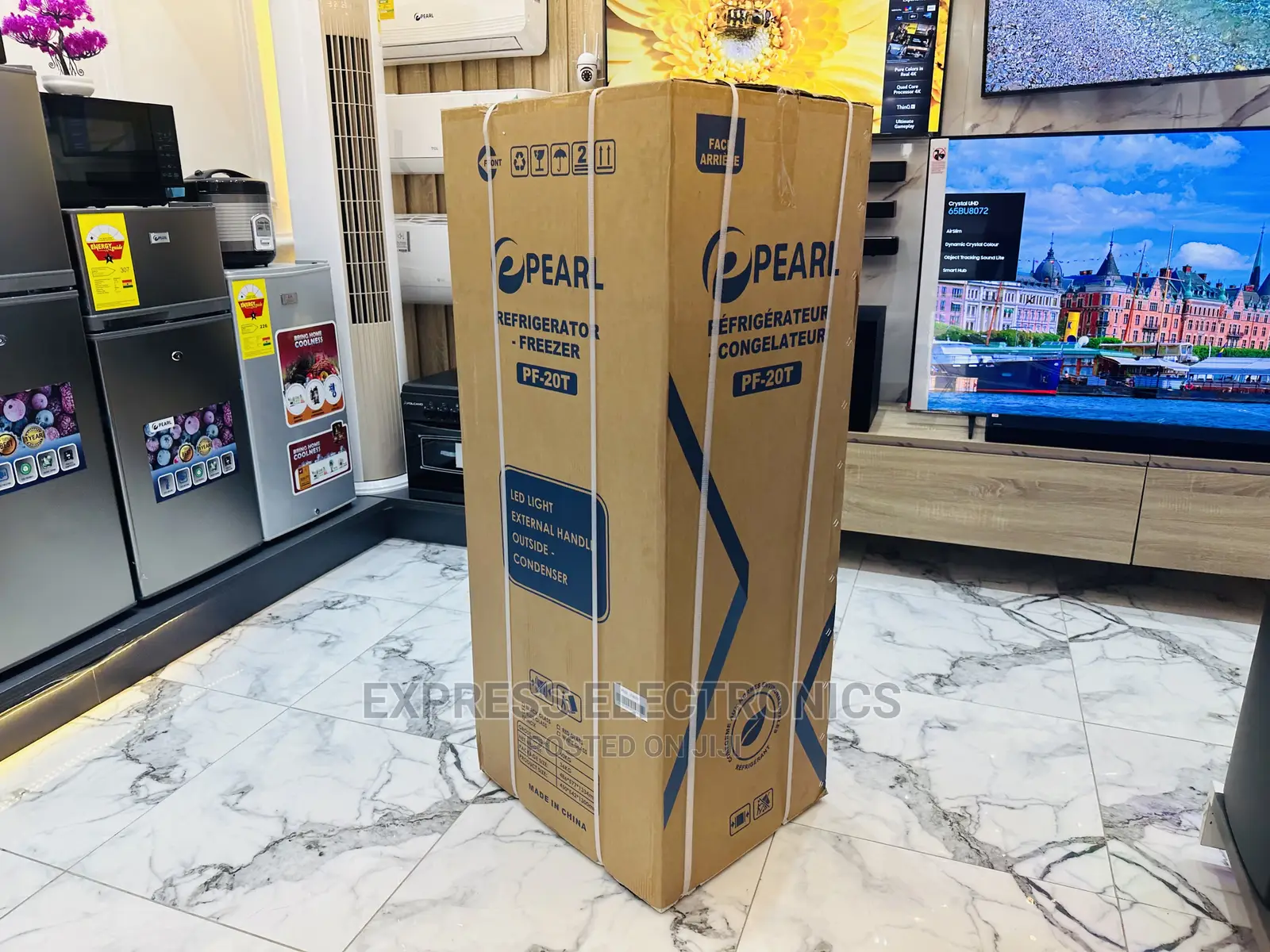 Super Powerful Double Door Fridge Pearl 20T