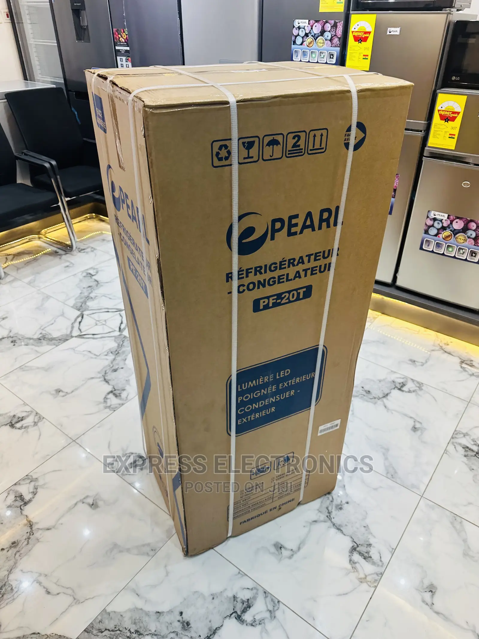 Cool  Pretty Price 20T Double Door Fridge Pearl