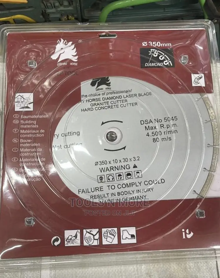 Horse Concrete Diamond Disc 14”