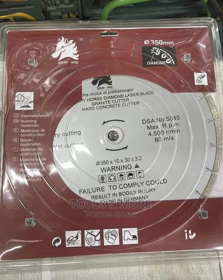 Horse Concrete Diamond Disc 14”