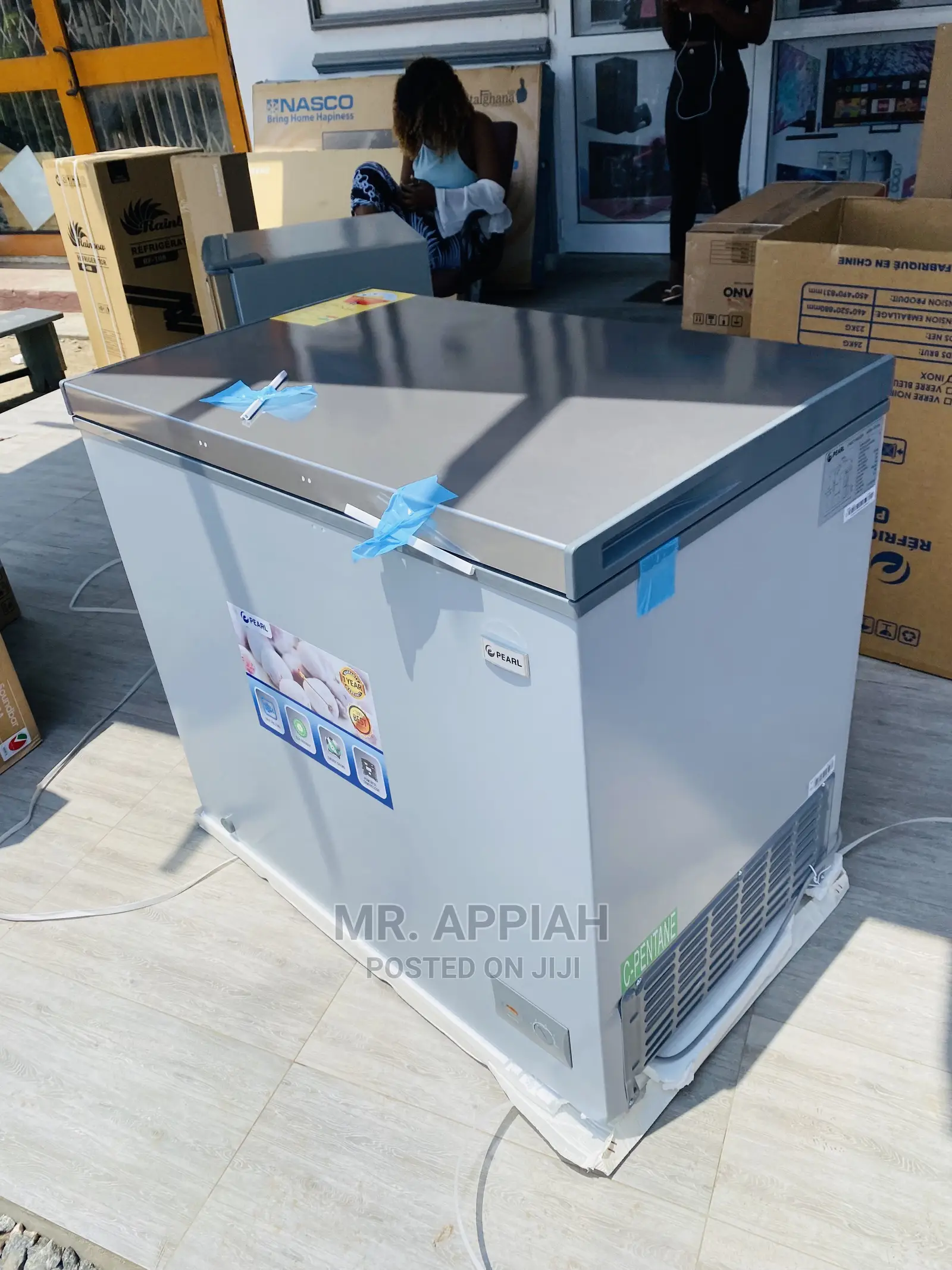 Low Cost  Pearl Singe Door Chest Freezer(PCF-208) 