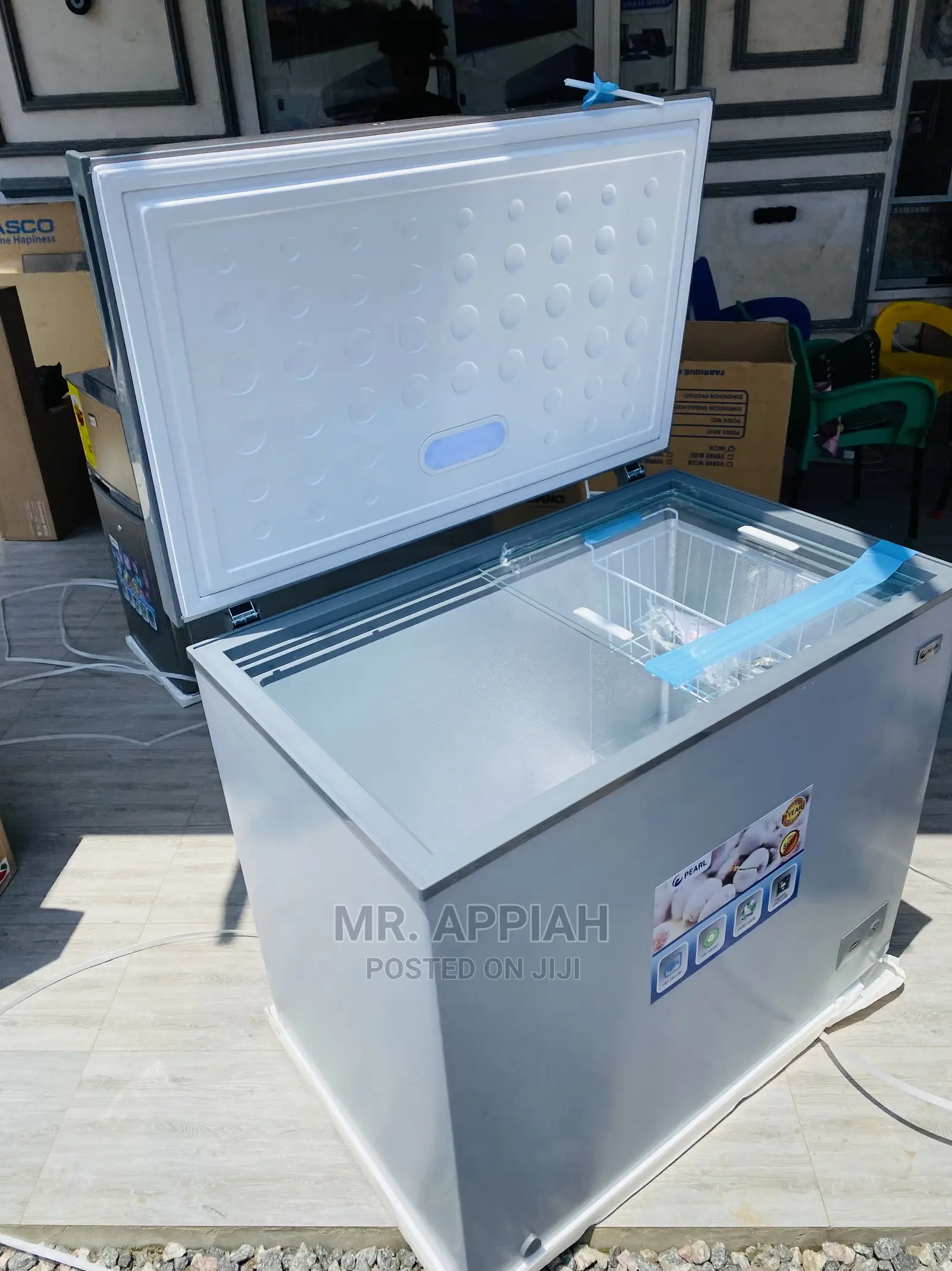 Extremely Quality Pearl PCF-290 Chest Freezer(Gray) 