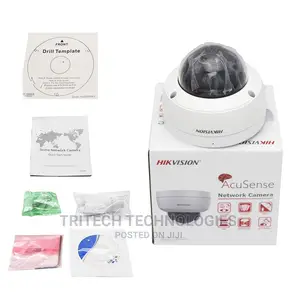 Hikvision 8 Mp Acusense Vandal Fixed Dome Network Ip Cam