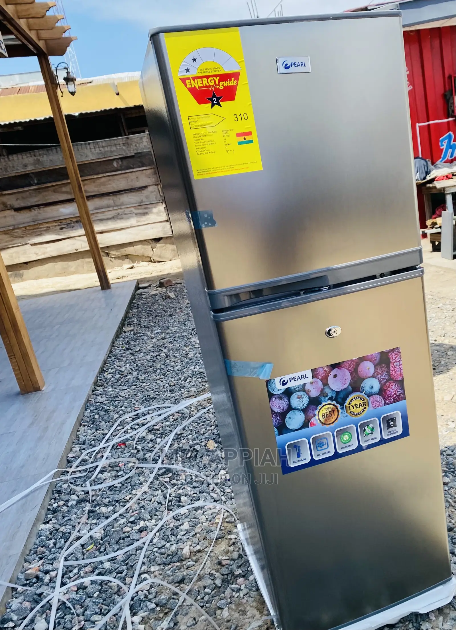 Unique Pearl Refrigerator(PF-20T)Dark Gray 