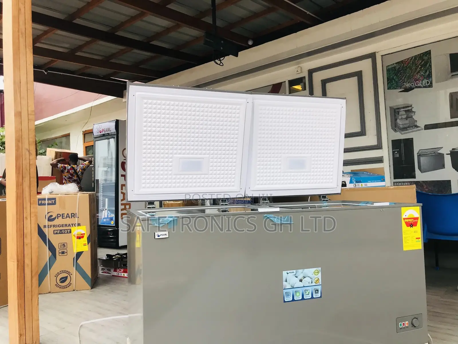 Call and Order for Chestfreezer PCF-550 Doubledoor Pearl