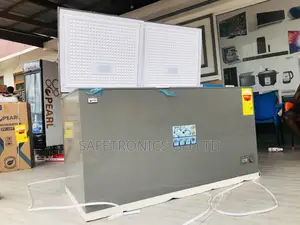 Long Lasting Doubledoor Pearl PCF-550 Gray Chestfreezer