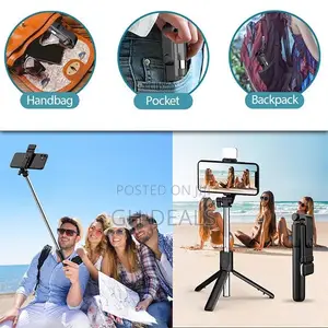 Wireless Bt Remote Fill Light Multifunc Tripod Portable Hand