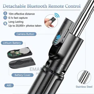 Wireless Bt Remote Fill Light Multifunc Tripod Portable Hand