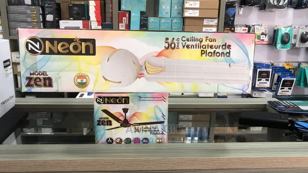 Neon 56 Inch Long Blade Ceiling Fan