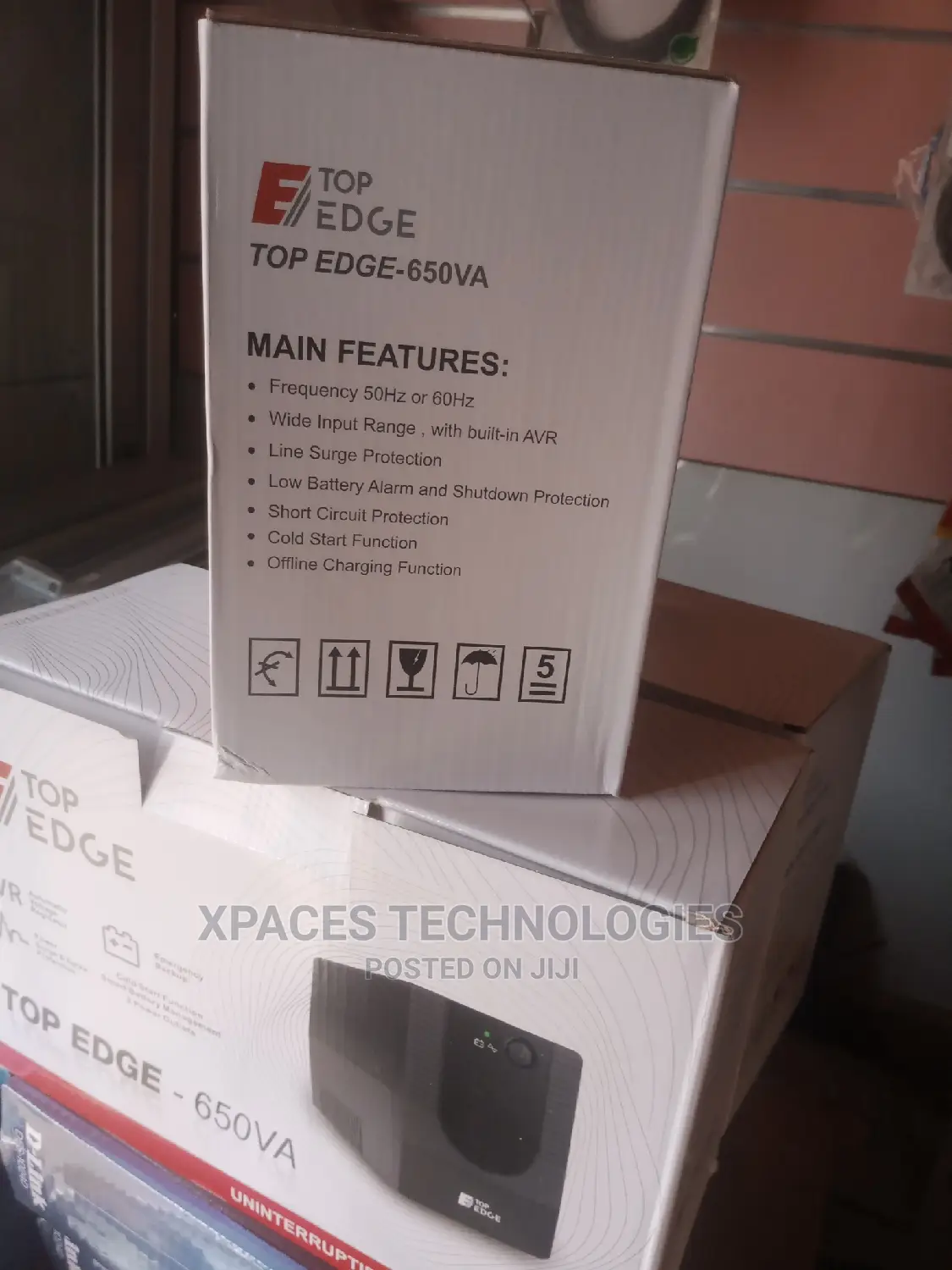 Top Edge-650va UPS With Automatic Voltage Regulator