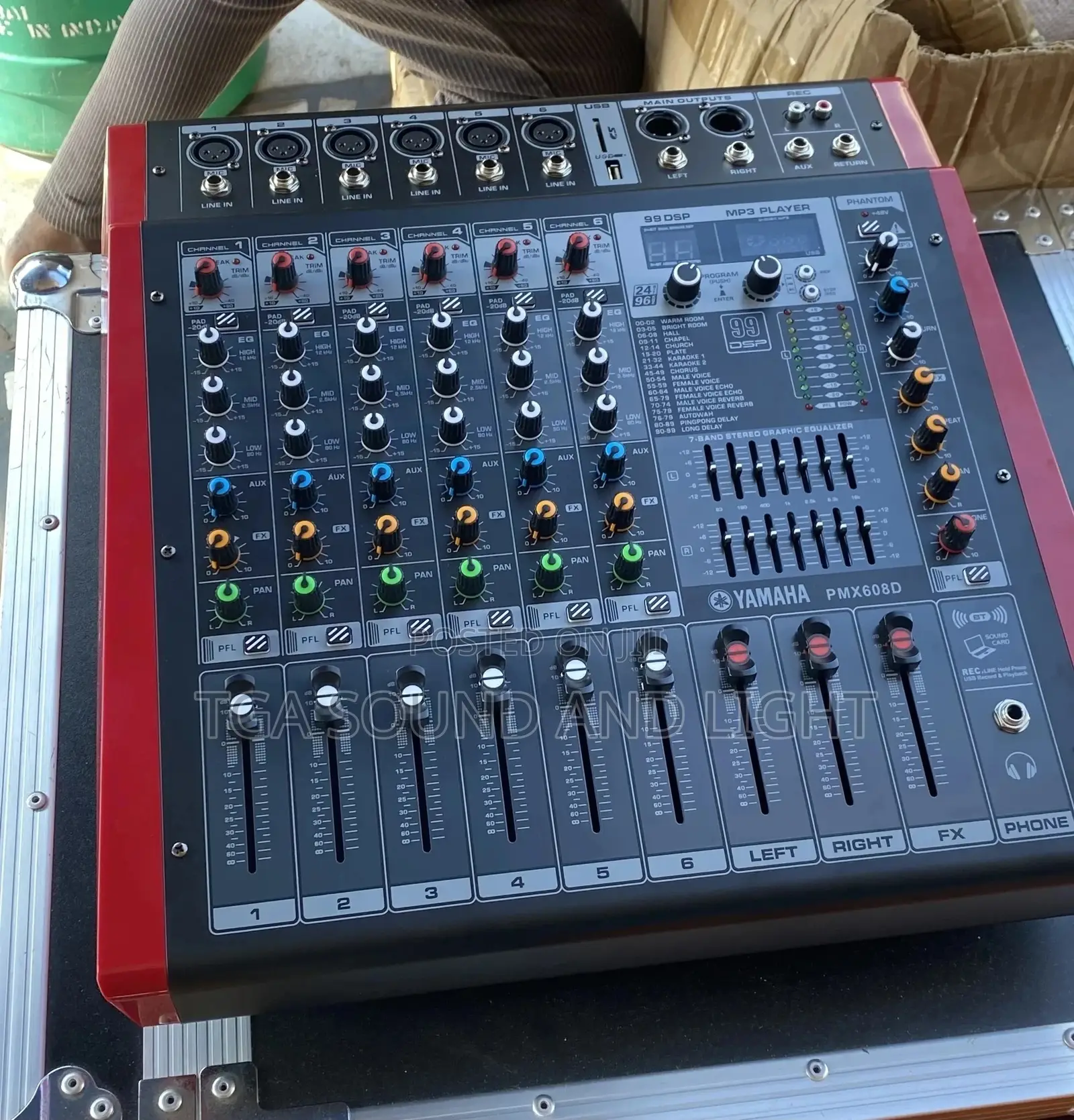 Yamaha 6 Channel Powered Mixer (Pmx608d)